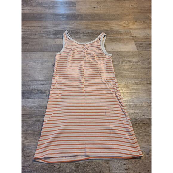 Merona small women's orange white striped tank top - Picture 2 of 6